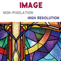 BBOLDIN Jesus crucifixion cross puzzle with intricate design for reflective puzzling