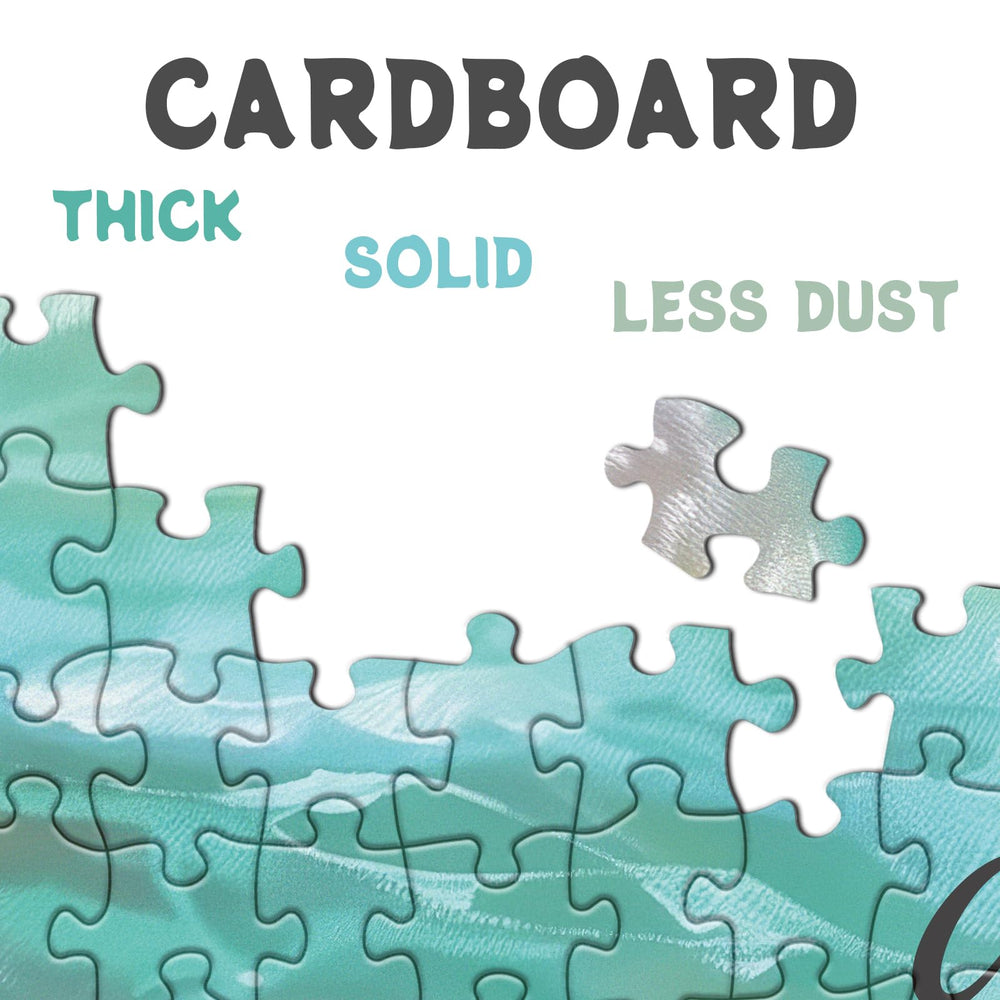BBOLDIN Odorless cardboard close-up highlights high quality puzzle components.
