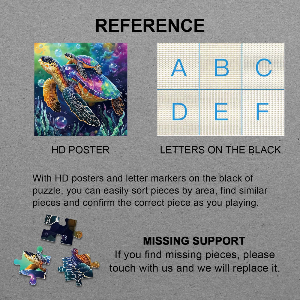 BBOLDIN Poster Included Puzzle – includes reference print to speed solving and display.