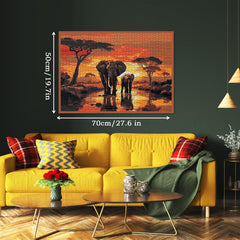 BBOLDIN Sturdy puzzle box with reference poster, easy storage and setup.