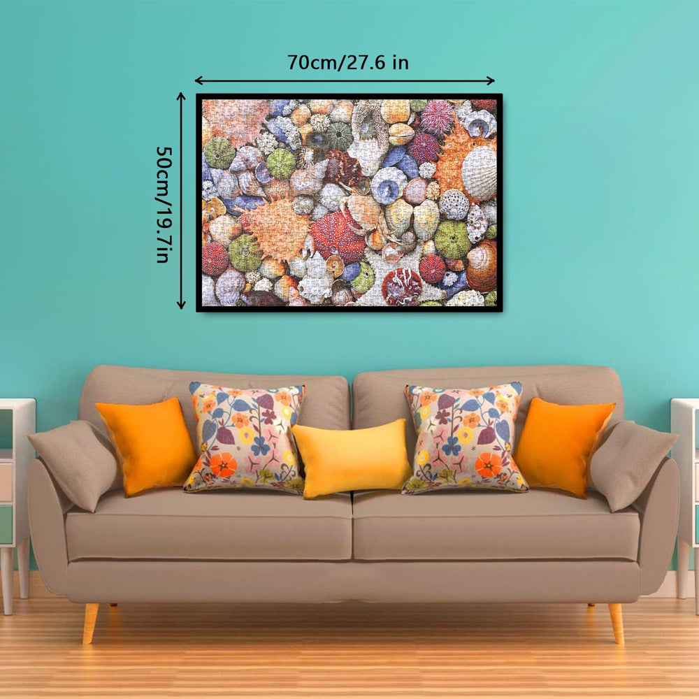 BBOLDIN Wall-Decor Ready 1000-piece Puzzle—finished artwork can be framed for living room.