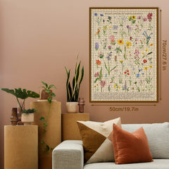 BBOLDIN Wildflowers wall decor idea after completion