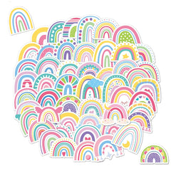 BBPOOL boho rainbow stickers bundle of 100 designs for creative crafts