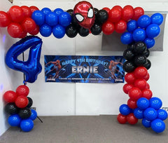 BBPOOL dramatic blue 4 balloon creates a striking focal point at celebrations.
