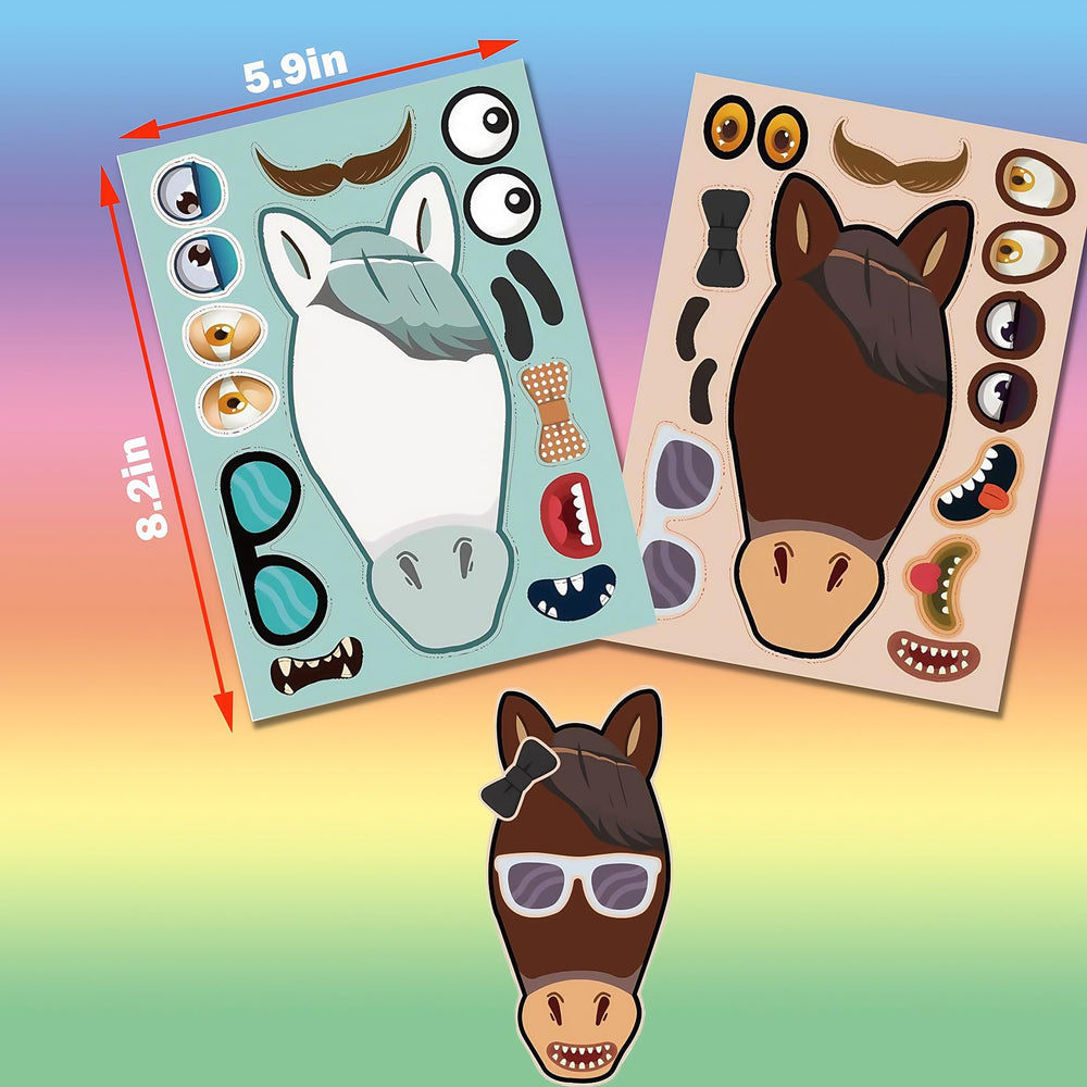BBPOOL horse sticker set ideal as teacher rewards and classroom activities.
