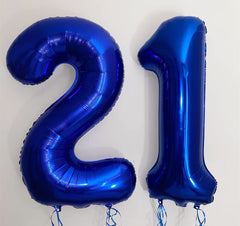 BBPOOL navy blue number 2 balloon for birthdays graduations and celebrations