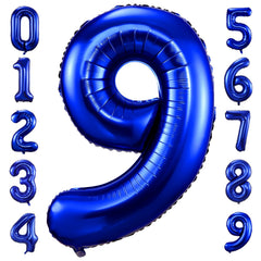 BBPOOL navy blue number 9 balloon adds a dramatic focal point for birthdays