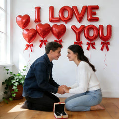 BBPOOL balloon banner backdrop for photos and memorable Valentine celebrations