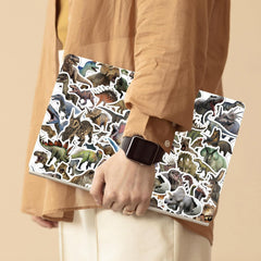 BBPOOL dinosaur stickers on laptops stay put and resist daily wear.