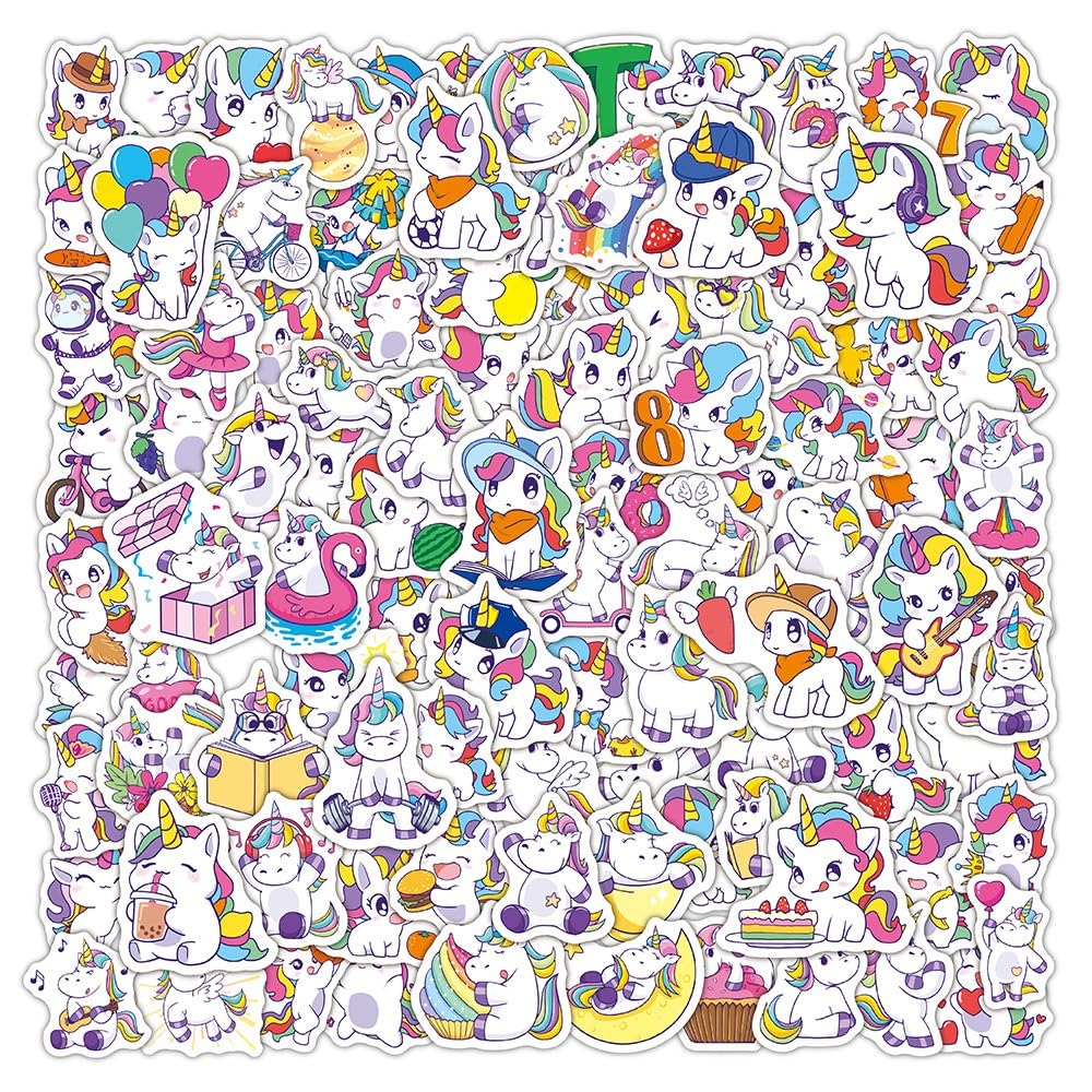 BBPOOL unicorn stickers on a skateboard for stylish, fun rides