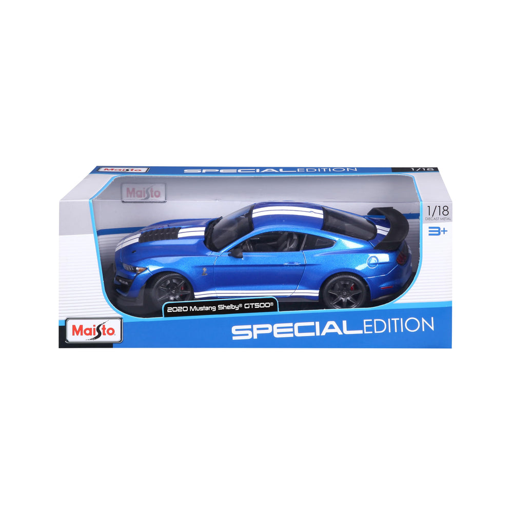 BBurago Mustang Shelby GT500 detailed chassis with exhaust realism.