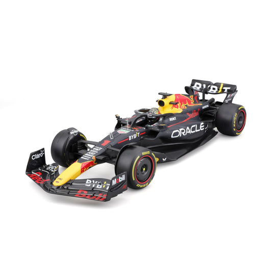 Bburago RB19 front view with precise die-cast detailing for display