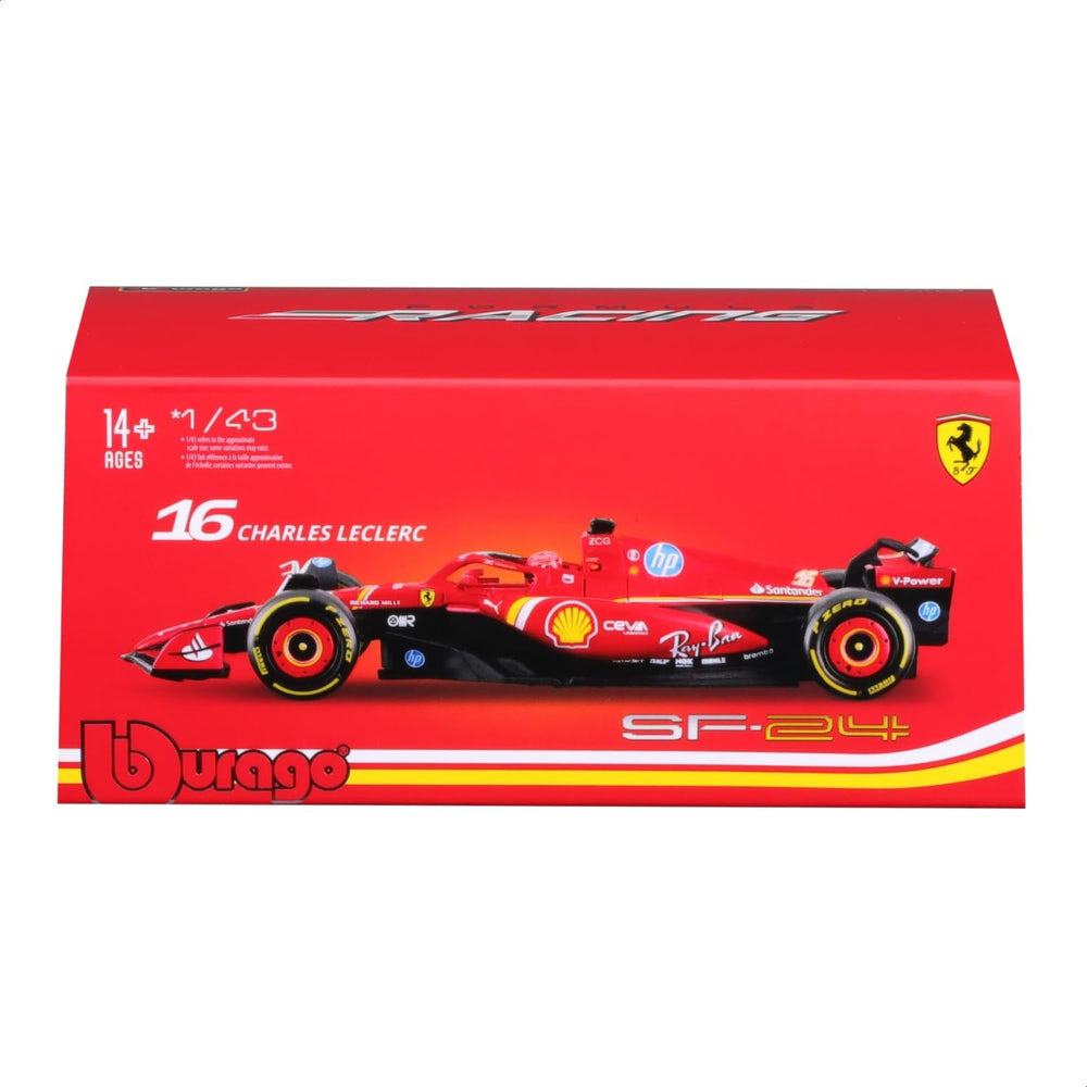 BBURAGO Ferrari SF24 1:43 collectible packaging ideal for gifting
