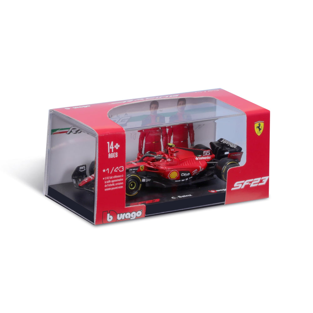 BBurago 1:43 SFR Ferrari Sainz 55 badge detail