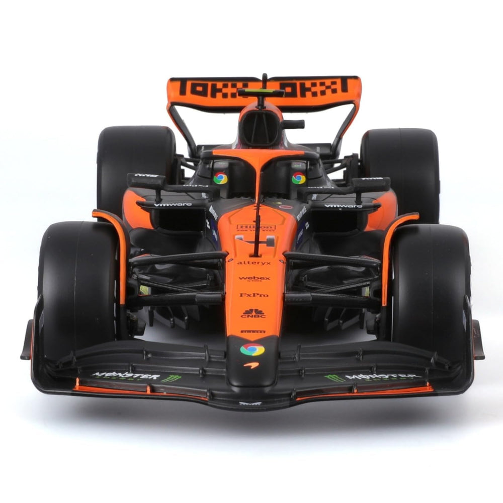 Bburago MCL38 driver figure included in champion pose