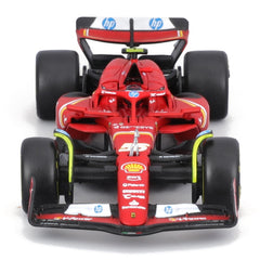 BBurago SFR Ferrari SF-24 helmet detail showing racing accessory