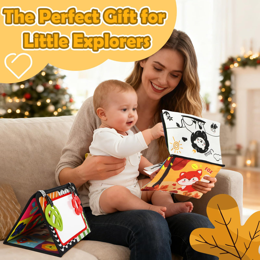 BBWOO animal-design crinkle pages spark sensory curiosity