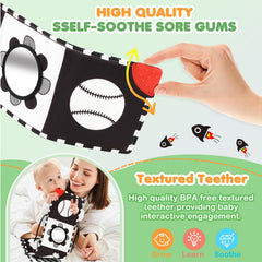 BBWOO non-toxic teether with textured surface for soothing gums.