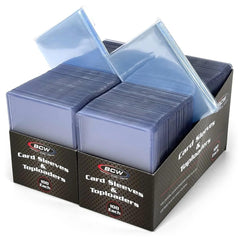 BCW combo pack showing toploaders and penny sleeves for organized card protection