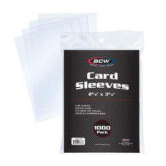 BCW Penny Sleeves crystal-clear protectors for trading cards.