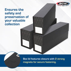 BCW QuickFold easy assembly saves time and boosts organization.