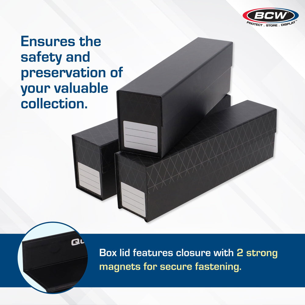 BCW QuickFold storage box for sports, Pokémon, MTG and TCG collections.