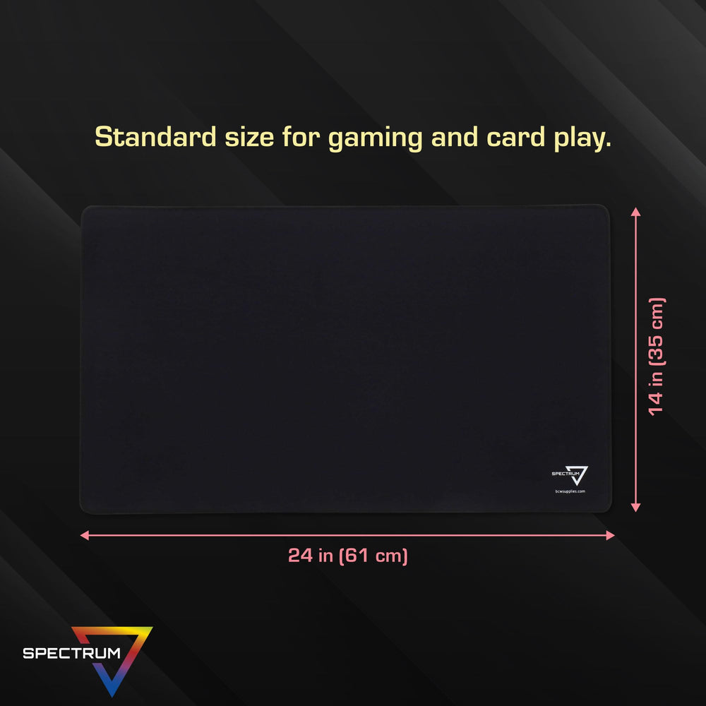 BCW Spectrum Playmat machine washable for easy cleanup after intense gaming.