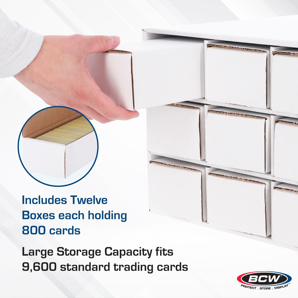 BCW Card House dimensions 18x11x15 inches fit compact gaming areas.
