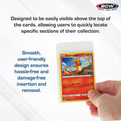 BCW 30-point plastic dividers provide durable protection for collections