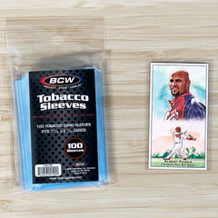 BCW archival sleeves offer acid-free protection for long-term storage.