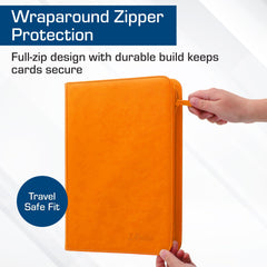 BCW Z-Folio LX 20-pages with clear pockets hold up to 360 cards.