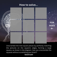 BDazzle Scramble Squares edge-matching challenge enhances problem-solving.