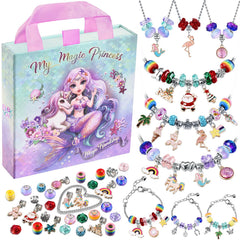 BDBKYWY charm bracelet kit packaging for gifting and party fun.