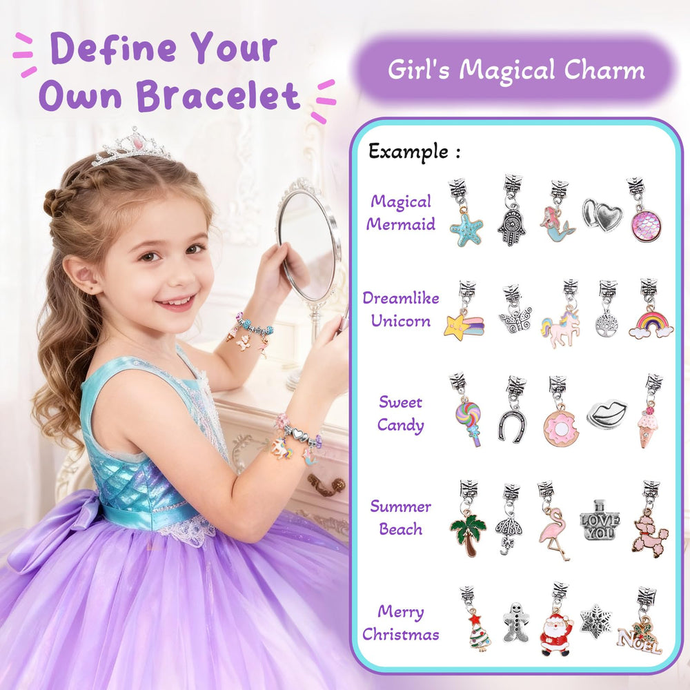BDBKYWY DIY charms and beads set sparks creativity.