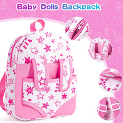 BDDOLL pacifier included for soothing pretend baby moments