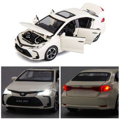 BDTCTK 1:32 Corolla interior detail reveals realistic cabin features.