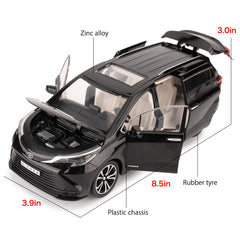 BDTCTK Sienna 1:24 diecast with open doors for interactive posing