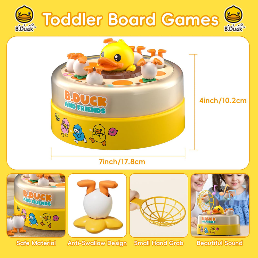 BDUCK+ rotating game board ready for fast setup and independent play
