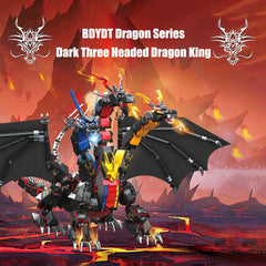 BDYDT dragon series yellow head dragon king adds vibrant color for display and collection