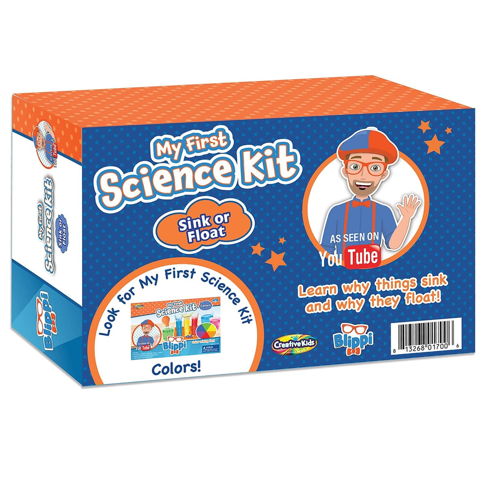 Be Amazing! Toys Blippi First Science ping pong ball reveals float behavior during tests.
