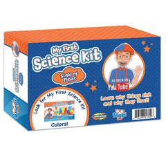 Be Amazing! Toys Blippi First Science ping pong ball reveals float behavior during tests.