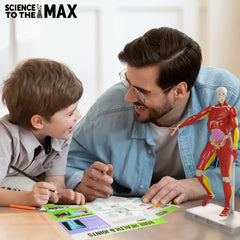 Be Amazing! Toys Interactive Human Body adjustable stand provides stable practice poses.
