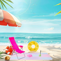 BEABARZA beach towel complements outfits with cozy drying and photo-ready scenes