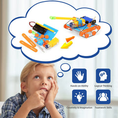 BeAndge STEM Kit Obstacle-Avoidance Robot for problem-solving during navigation.
