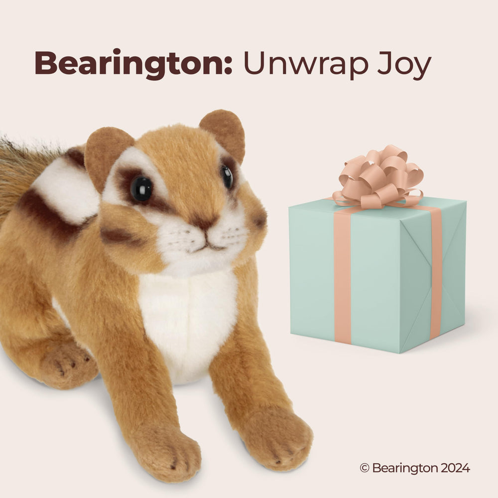 Bearington Chippie handcrafted plush showcasing luxurious fabrics and quality.