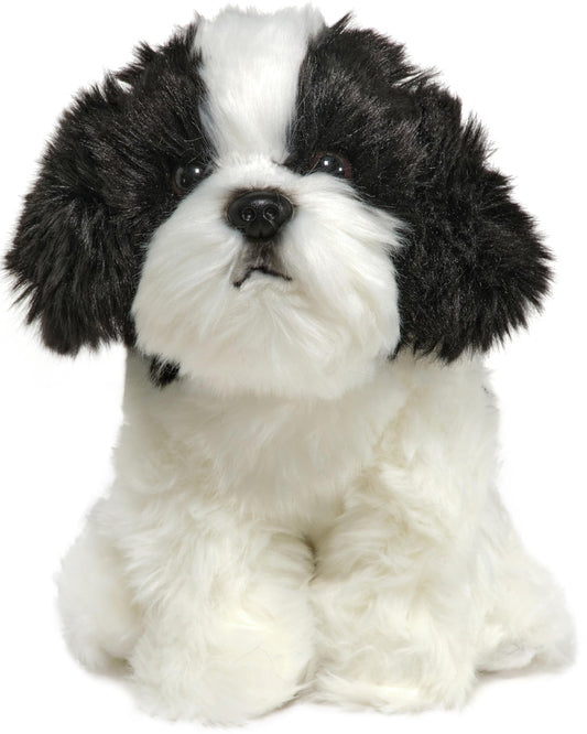 Bearington Butch 11inch Shih Tzu plush for cuddling and imaginative play.