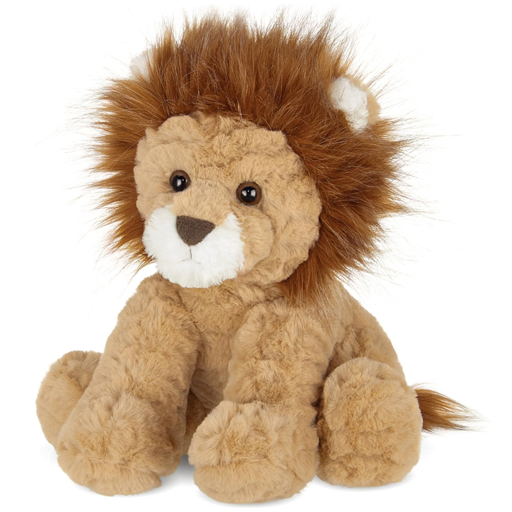 Bearington Collection Roary 11-Inch plush lion face for gentle hugs.