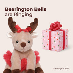 Bearington Dazzling Dancer cozy holiday display companion on shelf