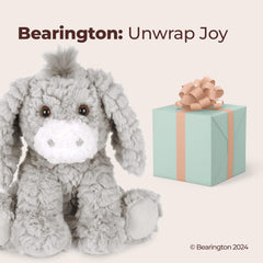 Surface washable Donny plush keeps cleaning quick after adventures.