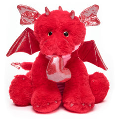 Bearington Lazarus the Love Dragon front view for cozy playtime